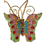 Schmetterling, Deko, Cloisonne Emaille, 0388